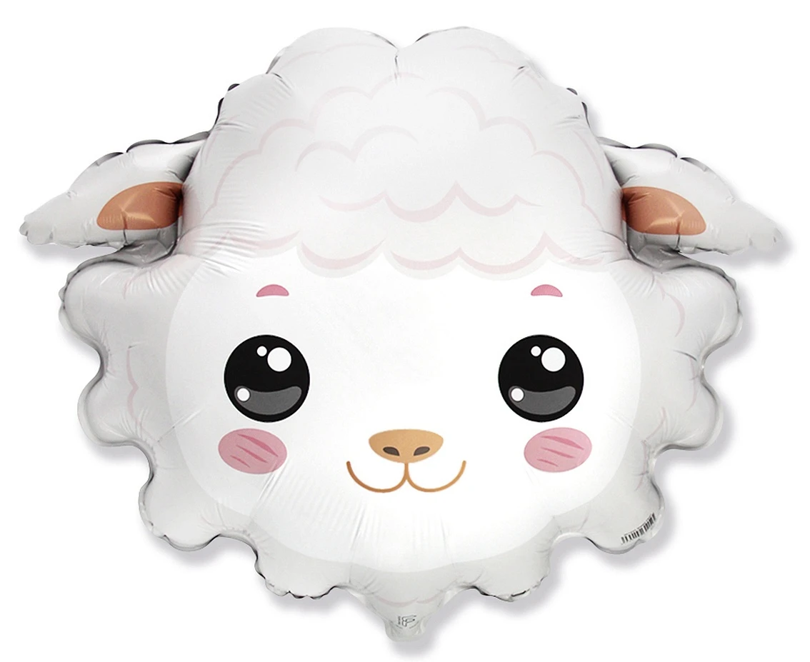 Foil balloon 24" FX - Sheep,  unpacked (flat)